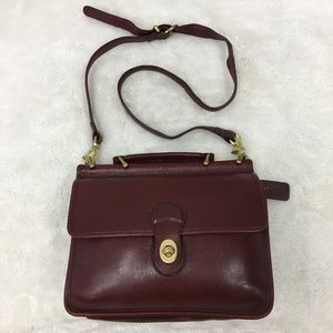 Vintage Coach Legacy Black Willis Station Bag Kore